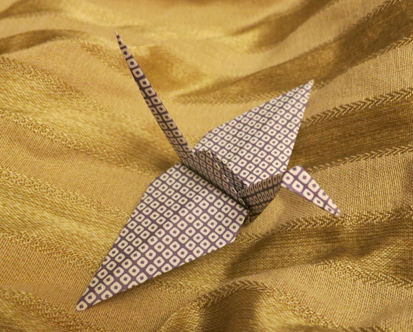 Dark Blue Squares - Tsukushi Chiyogami Origami Paper