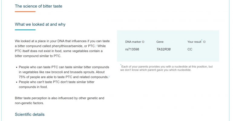 DNA Marker for Bitter Flavor