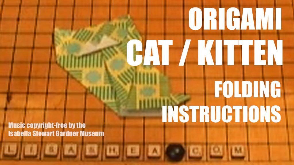 Origami Cat / Kitten Folding Instructions