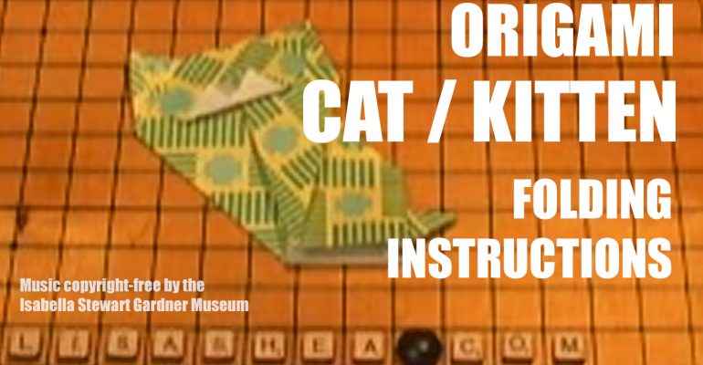 Origami Cat / Kitten Folding Instructions