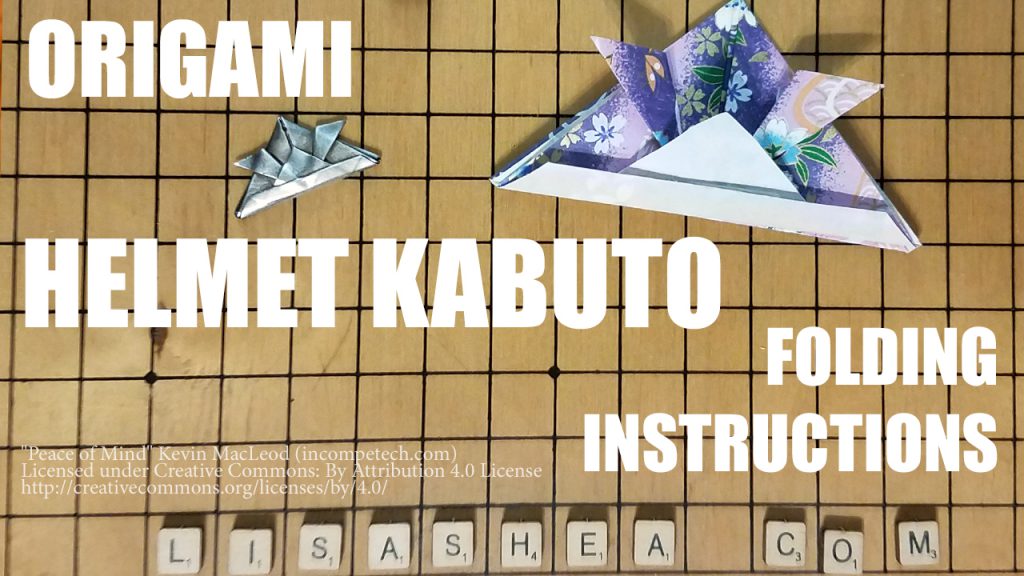 Japanese Origami Kabuto Helmet Instructions