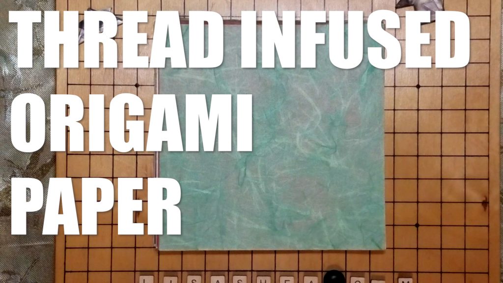 Thread Infused Origami Paper ASMR