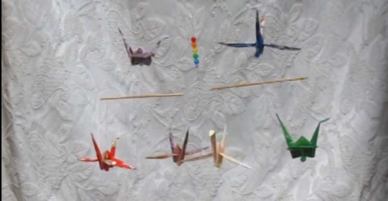 Lisa Shea Origami Crane Mobile