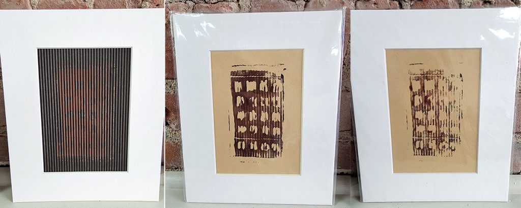 "Urban" Monotype Series - Acrylic Paintings by Lisa Shea