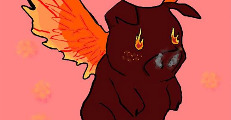Fire Pig by Giovanni
