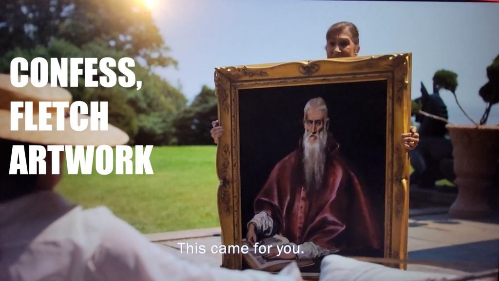 Confess Fletch Artwork - Art Paintings Featured in the Confess, Fletch Movie